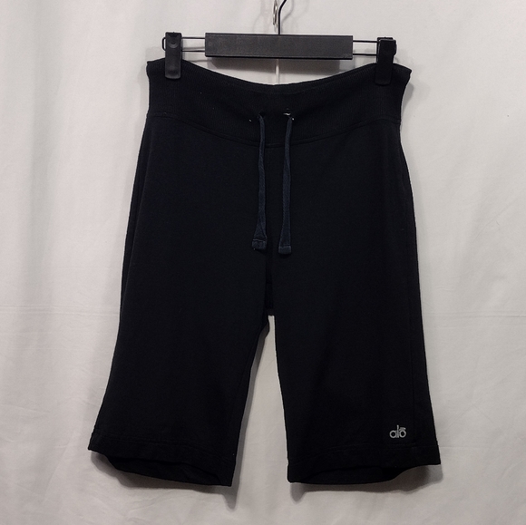Alo Coolfit Athletic Shorts Women's XS Black Sporty Jogging Workout Summer - Picture 1 of 7